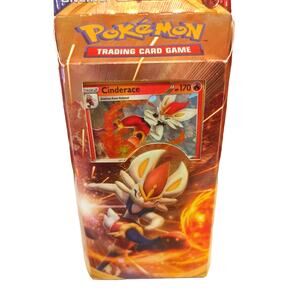Pokemon Sword and Shield Cinderace theme deck with online play